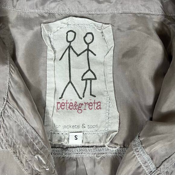 Johnny Was Pete & Greta Capras Button Down Shirt Gray - Picture 9 of 11